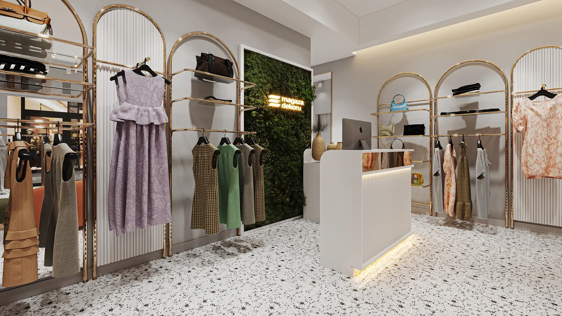 Boutique K02 (2) butik mağaza tasarımı