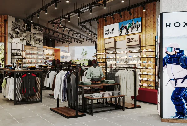vault aydın ops mall avm mağaza tasarımı