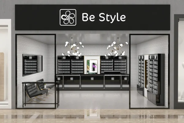 be style kozmetik mağaza tasarımı