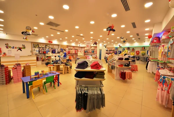kidzoom çocuk giyim mağaza tasarımı